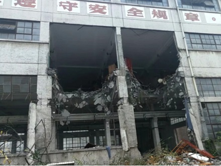 天竹紙業(yè)拆除現(xiàn)場